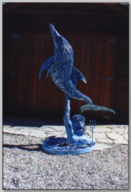 Dolphin - 6 1/2' H Dolphin - 6 1/2' H